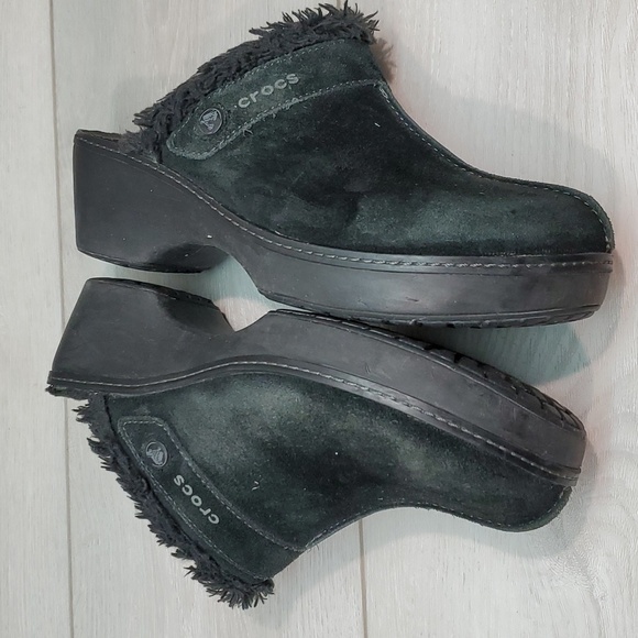 Crocs Women Mary Jane Insulated lined Clog shoes sz 10 - Picture 8 of 11